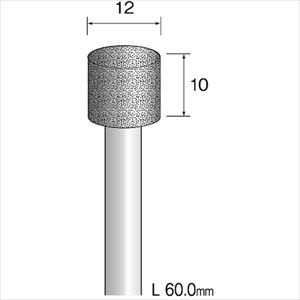 ■Minimo ハイセラミックダイヤモンドバー#100 Φ12 JA1364(8527815)[送料別途お見積り][法人限定][掲外取寄]