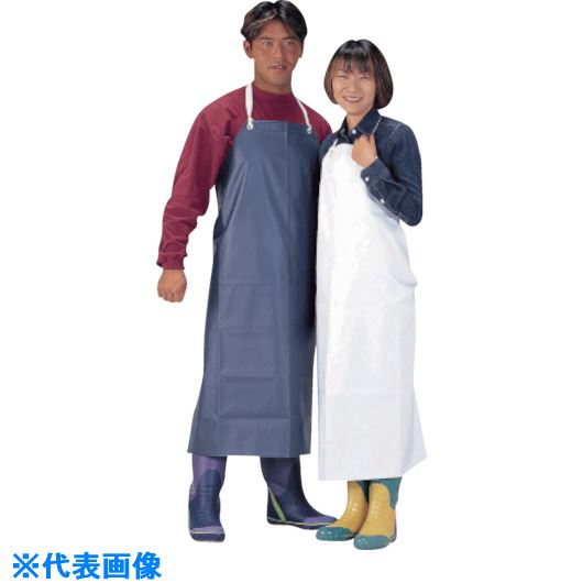 ■川西 抗菌ビニロン胸当前掛 紺 Mサイズ 4030NBM(8537672)&times;10[送料別途見積り][法人・事業所限定][掲外取寄]｜ファーストFACTORY