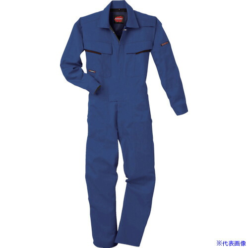 ■ジーベック ツナギ服34880 ブルー Mサイズ 3488040M(8538868)[送料別途見積り][法人・事業所限定][掲外取寄]｜ファーストFACTORY