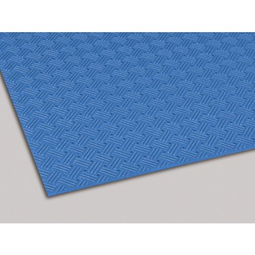 ■テラモト ダイヤマットグリッド 920mm×10m 青 MR1590003(8551170)[送料別途お見積り][法人限定][外直送]