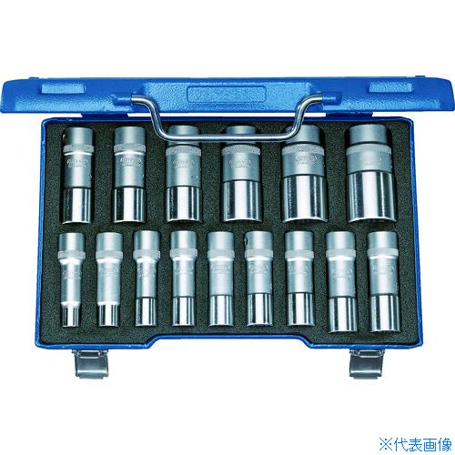 ■GEDORE ソケットセット(12角) 1/2 15セット 2190214(8554433)