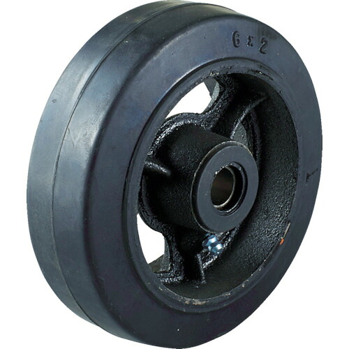 ■TRUSCO ドラム缶運搬車TDR－1用150mmゴム車輪 TDR16C(8555486)[送料別途お見積り][法人限定][直送]