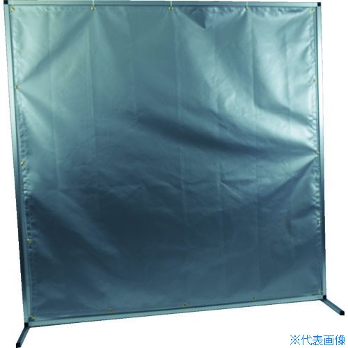 ■TRUSCO 火花対策用 アルミ製衝立 W2000XH2000 両面コーティング YAK2020RS(8563505)｜ファーストFACTORY