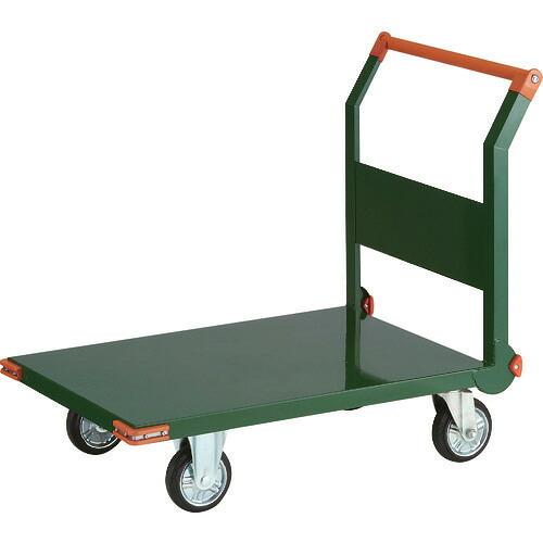 ■TRUSCO 鋼鉄製運搬車 800X450 ハンドル側自在車 SH3R(8564154)[法人限定][直送元]｜ファーストFACTORY 28,897円