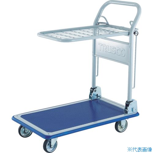 ■TRUSCO プレス製台車 ドンキーカート 折畳式簡易2段 1014NA(8564185)