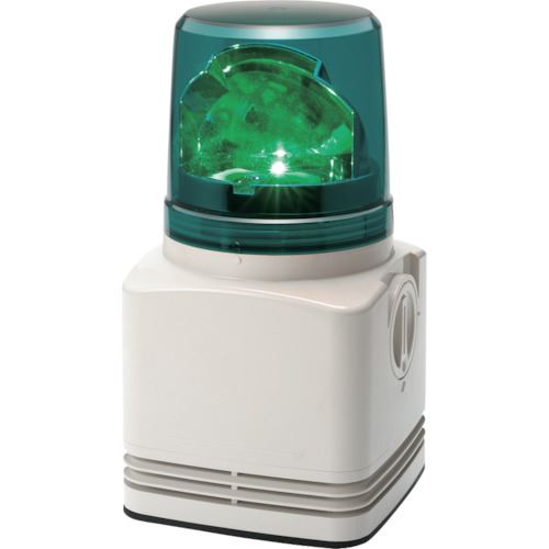 ■パトライト 電子音内蔵LED回転灯 色：緑 RFT24AG(8568338)[送料別途見積り][法人・事業所限定][掲外取寄]