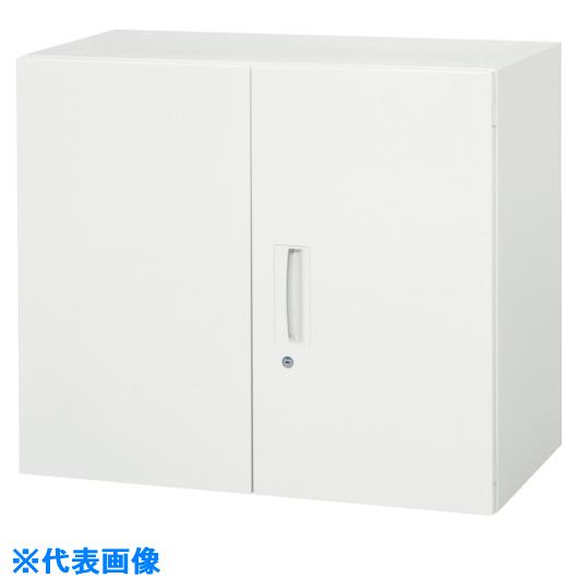 ■DAISHIN 壁面収納庫 両開き型 上下兼用W800 ホワイト V84007H(8569594)[法人限定][外直送元]