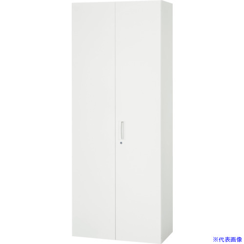 ■DAISHIN 壁面収納庫 両開き型 下置き専用W800 ホワイト V84021H(8569621)[法人限定][外直送元]｜ファーストFACTORY