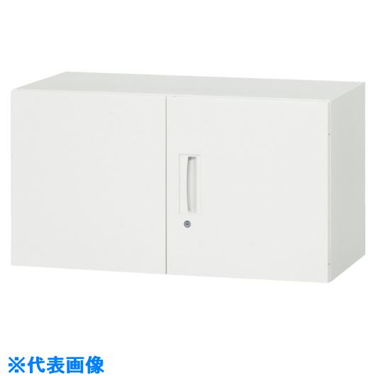 ■DAISHIN 壁面収納庫 両開き型 上置き専用W800 ホワイト V84505H(8569630)[法人限定][外直送元]