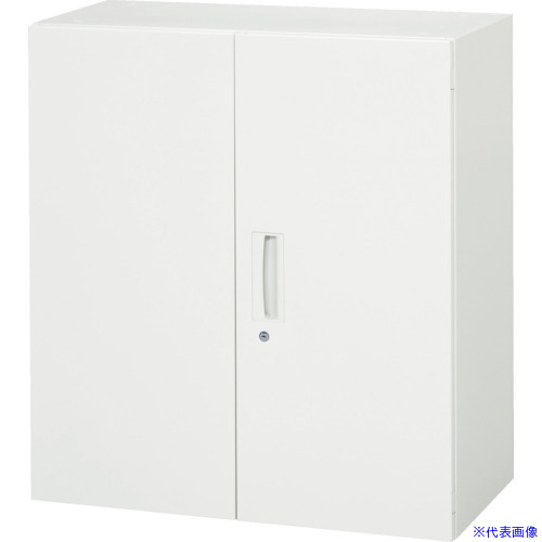 ■DAISHIN 壁面収納庫 両開き型 上下兼用W800 ホワイト V84509H(8569636)[法人限定][外直送元]