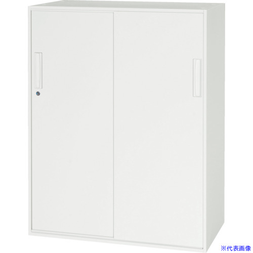 ■DAISHIN 壁面収納庫 引戸型 下置き専用W800 ホワイト V84511S(8569652)[法人限定][外直送元]｜ファーストFACTORY