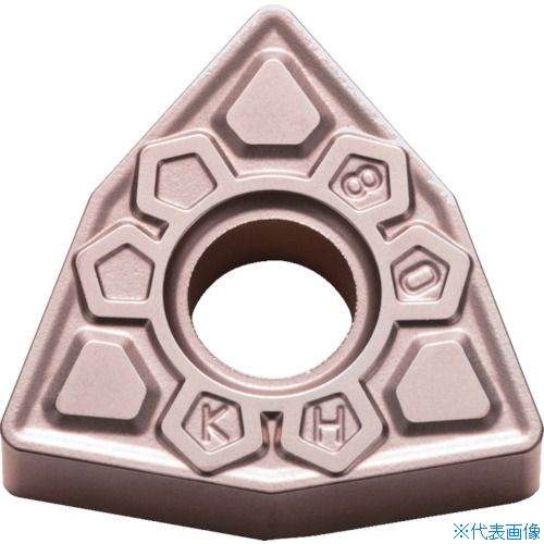 ■京セラ 旋削加工用チップ CVDコーティング CA310 WNMG080412KH(CA310)(8580557)×10[送料別途お見積り][法人限定][掲外取寄]