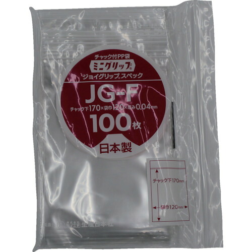 ■セイニチ ミニグリップ ジョイグリップスペック JG&minus;F 170&times;120&times;0.0 JGF(8590879)[法人限定][外直送元]｜ファーストFACTORY