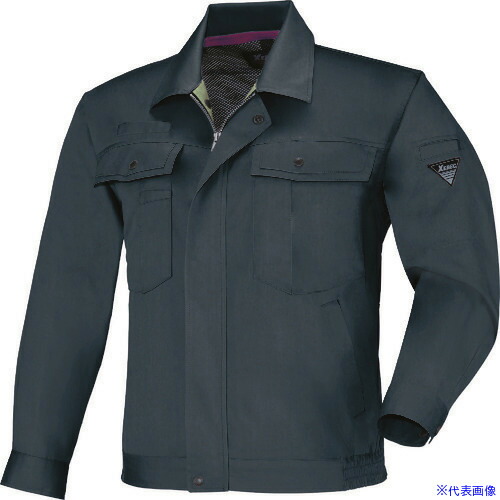 ■XEBEC 長袖ブルゾン1274－25－3L チャコールグレー 1274253L(8610623)[送料別途お見積り][法人限定][掲外取寄]