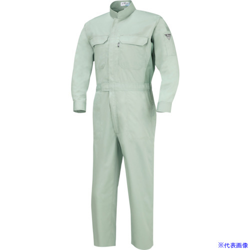 ■XEBEC サマーツナギ服9280－61－3L モスグリーン 9280613L(8617717)[送料別途お見積り][法人限定][掲外取寄]