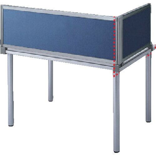 ■SANWA パーティションOUシリーズ デスクパネルネイビー 700&times;400mm OU04SDCB3009(8641733)[法人限定][外直送元]｜ファーストFACTORY 16,550円