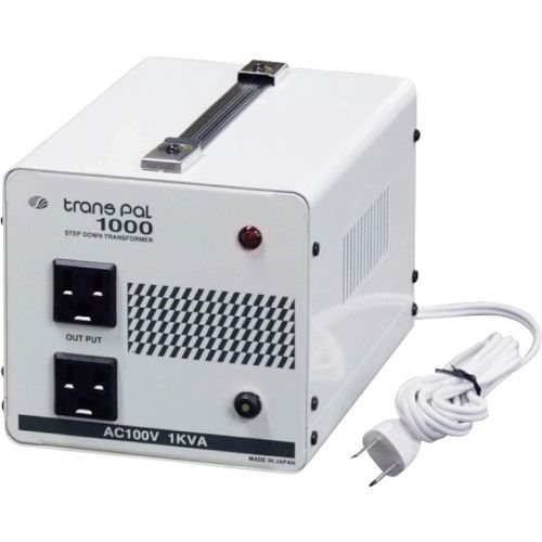 ■スワロー 海外用トランス 携帯タイプ入力AC110－130V 出力AC100V PAL1000AP(8688855)[送料別途お見積り][法人限定][掲外取寄]