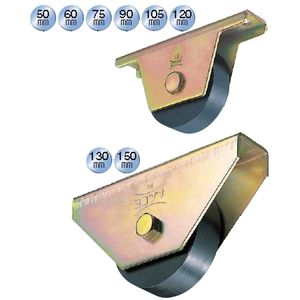 ヨコヅナ 鉄重量戸車 130 平 JHM-1302 1個価格｜ファーストFACTORY
