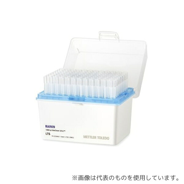 メトラー・トレド レイニン 30389224 スペシャリティLTSチップ(リムーバブルカバーラック入)ロングチップ102mm RT LTS 1000μL SX 768A/8 1個(96本×8ラック入)