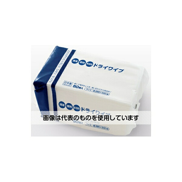 溝端紙工 ドライワイプ1200枚入り(50枚×24袋) 入数：1箱(1200枚入)