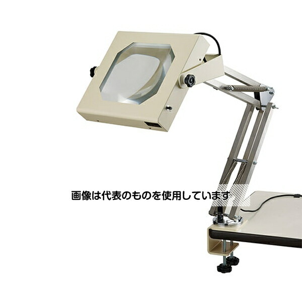 アズワン(AS ONE) LED照明拡大鏡 LED-WIDE-4 入数:1個