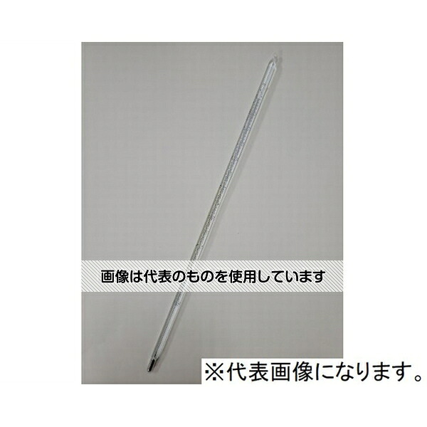 東亜計器製作所 水銀棒状温度計0～100℃ JC-2252 入数：1本
