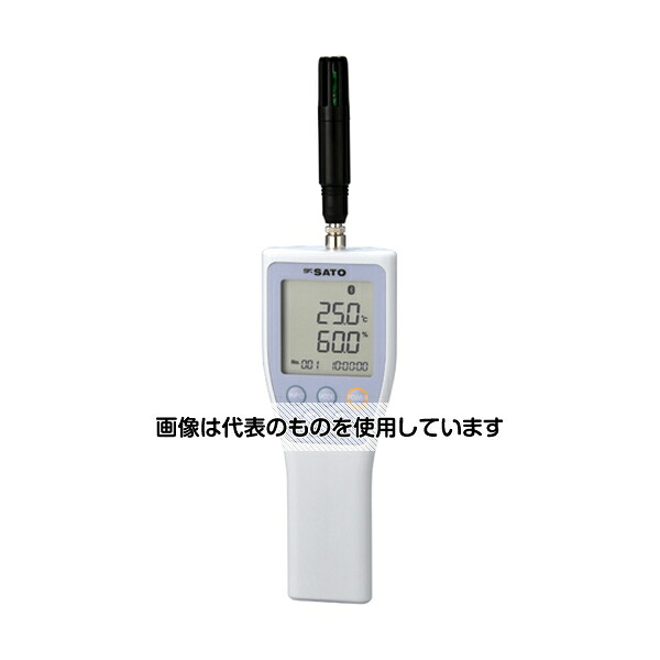 佐藤計量器製作所 デジタル温湿度計(一体センサS110TRH-10付) SK-110TRH-B/S110TRH-10 入数：1セット