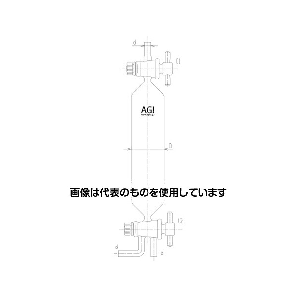 旭製作所 ガス採取管 PTFE コック 4204-300T 1個 28,815円