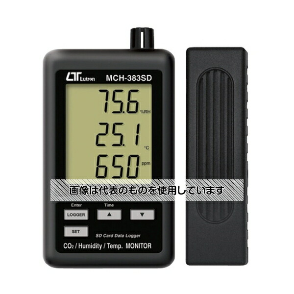 アズワン(AS ONE) SDカード付CO2測定器 MCH-383SD 入数：1個