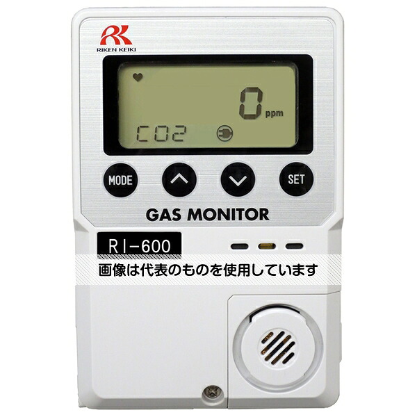アズワン(AS ONE) 簡易定置型二酸化炭素計0-5VOL％リモートセンサー3mDC24V仕様 RI-600-03・DC・0-5 入数：1台