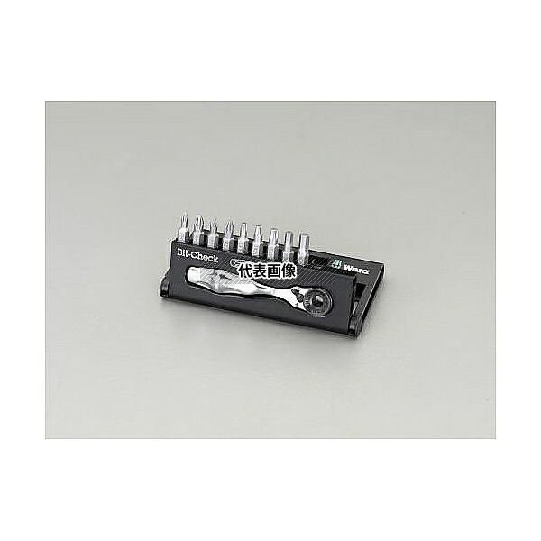 エスコ EA562WA-10 [+ Pozi Hex Torx]ビットセット(ラチェット・H付)