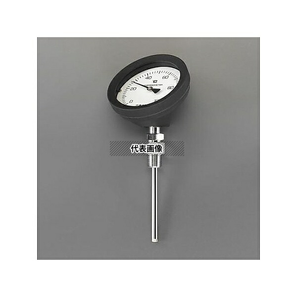 エスコ EA727AA-77 0-100℃/100mm バイメタル式温度計