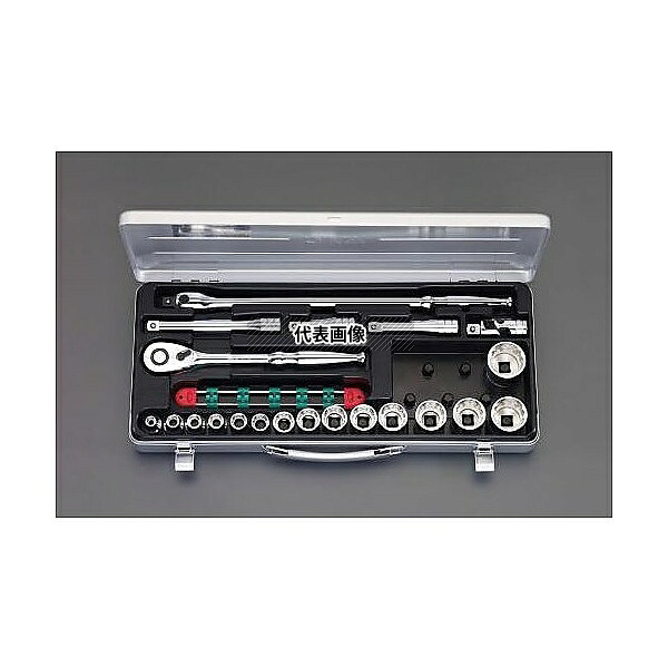 エスコ EA618R-3 1/2DR ソケットレンチセット