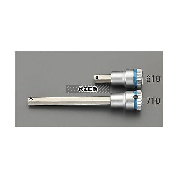 エスコ EA617AM-606 1/2DR/6x60mm [INHEX]ビットソケット(ホールド機能)