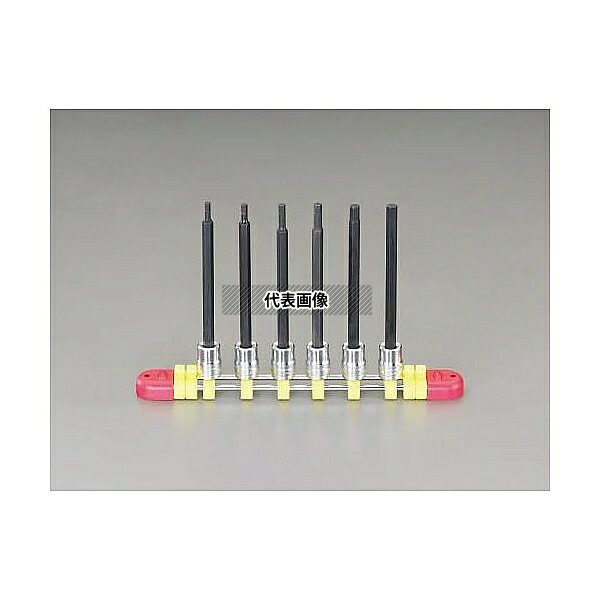 エスコ EA618NT 1/4DR/1/8-1/4(INHEX)ビットソケット