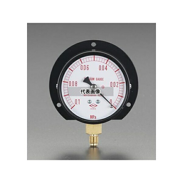 エスコ EA729VB-100 100/128mm[-0.1~0 Mpa] 真空計