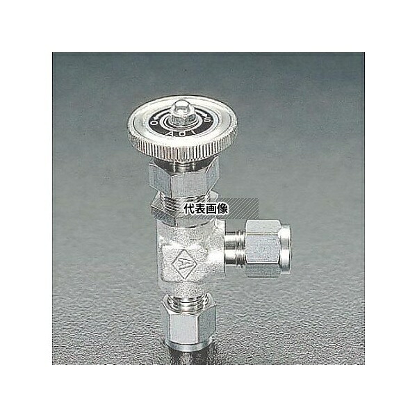エスコ EA425CA-10 10mmx10mm ミニチュアバルブ(ステンレス製)