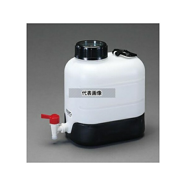 アズワン(AS ONE) 10L ポリ容器(底部傾斜・コック付) EA508AW-10 入数：1個