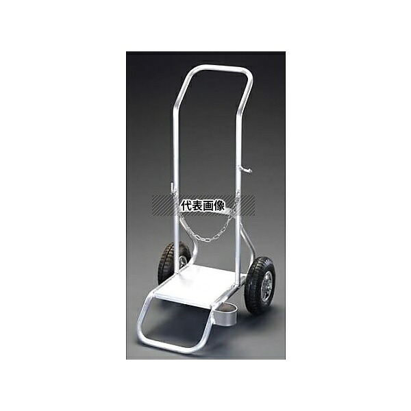 エスコ EA330FA-10 420x450x970mm/28kg プロパンボンベ用台車
