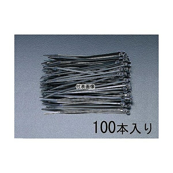 エスコ EA475B-550 550x 8.0mm 結束バンド(耐候性/100本)
