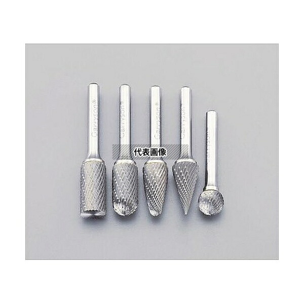アズワン(AS ONE) 5本組 超硬カッター(6mm軸) EA819J-12 入数：1組