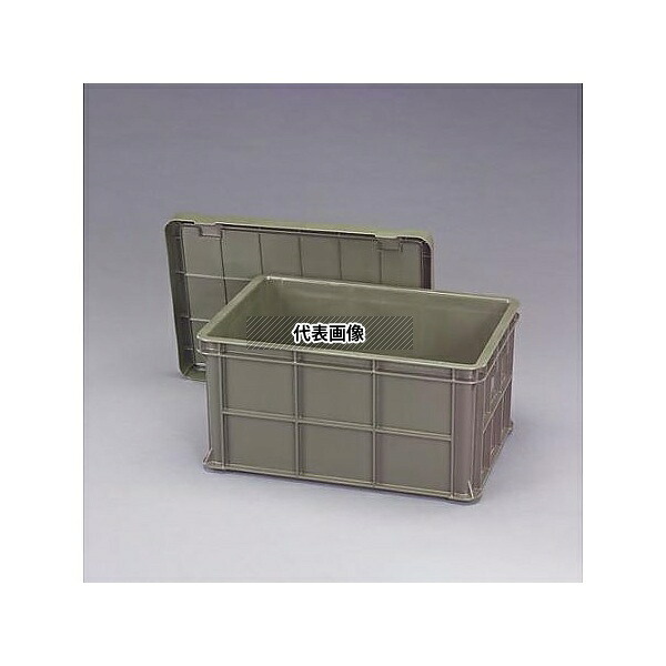 エスコ EA506AF-54S 656x456x326mm/77.2L コンテナ(OD/フタ付)