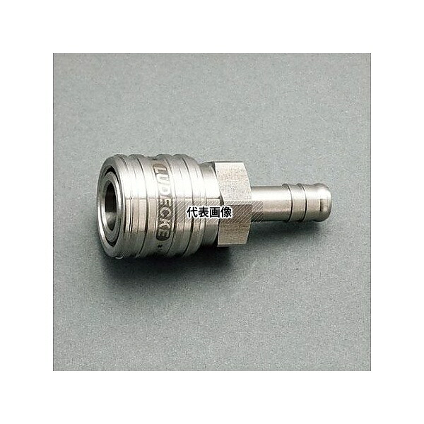 エスコ EA140GR-206 6mm タケノコ型ソケット(ステンレス製/ワンプッシュ)
