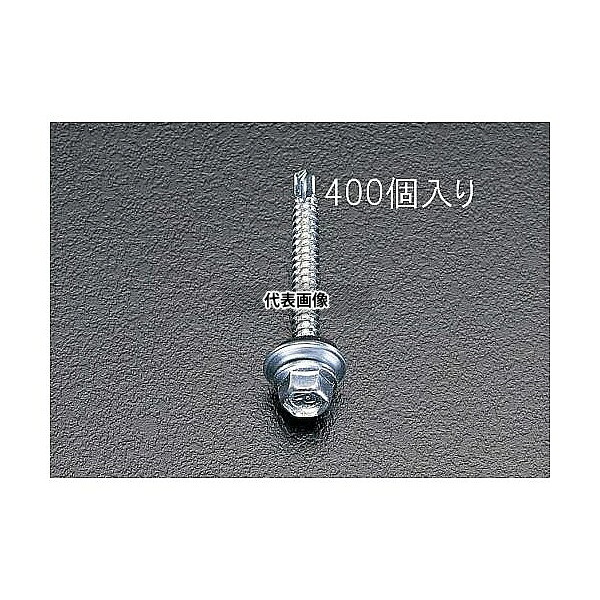 エスコ EA949EF-61 6x19mm 六角頭ピアスビス(シール付/400本)