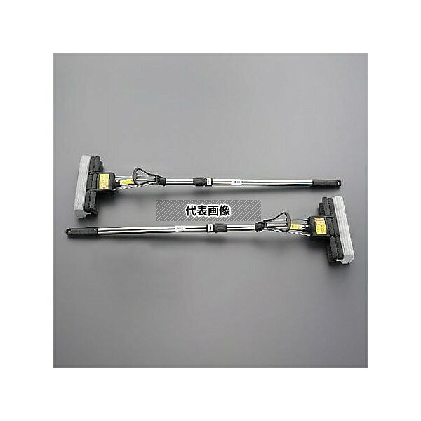 エスコ EA928AY-35 940-1320mm 伸縮式スポンジモップ(2本)