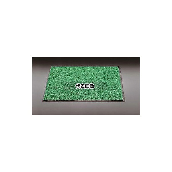 エスコ EA997RH-84 900x1200mm 玄関マット(緑)