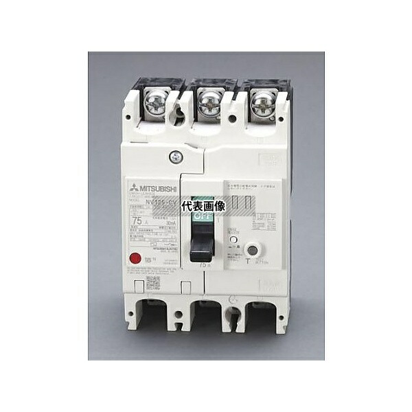 エスコ EA940MN-46 AC100-440V/ 60A/3極 漏電遮断器(フレーム100)