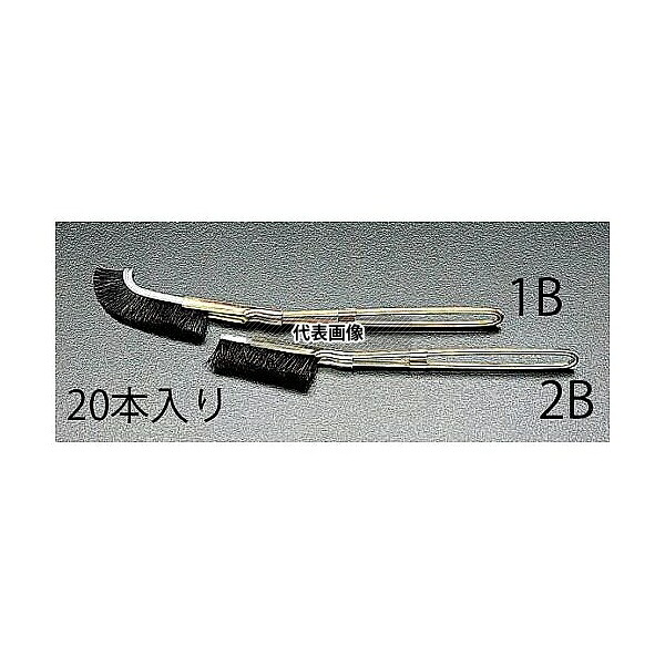 エスコ EA109GB-2B 215mm ブラシ(豚毛製/直/20本)