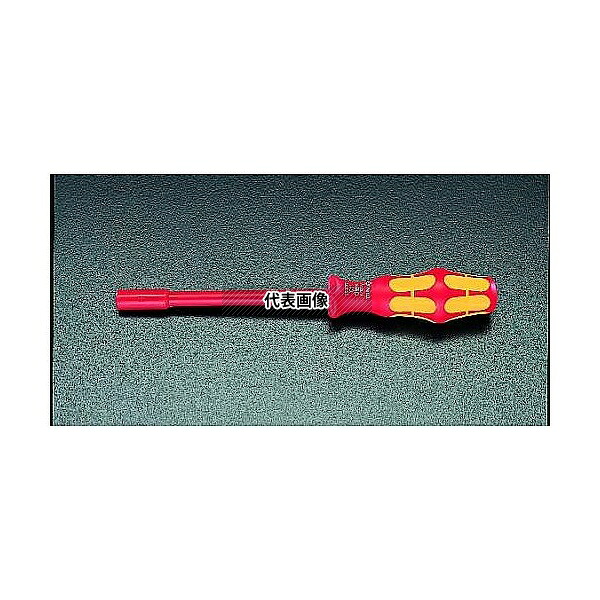 エスコ EA565BC-13 13 x125mm [Nut]ドライバー(絶縁)