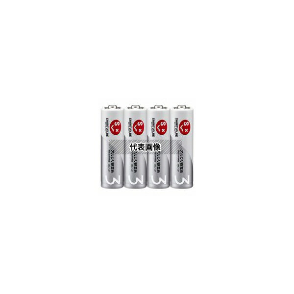 スマートバリュー N123J-4P-100 アルカリ乾電池 単3 400本
